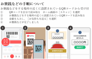 Paypayでお賽銭の仕方